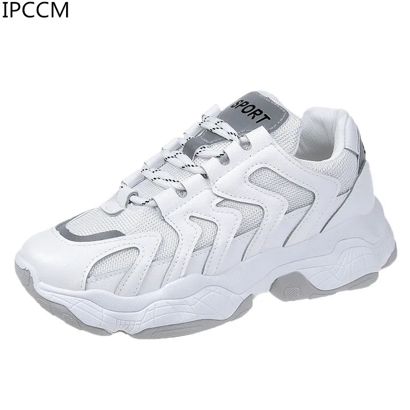 

Female 2019 Spring New Product Breathable Retro Super Fire Student Leisure Generous And Simple Sports Soft Trend Dad Shoes
