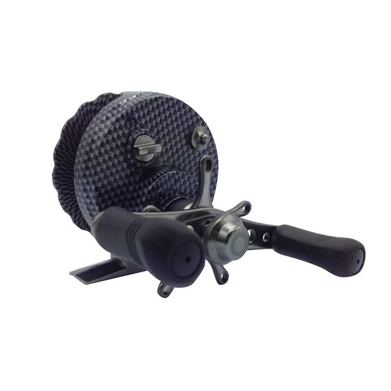 

2.6:1 Ratio Inline Ice Fishing Reel Left in Line Wanter Ice Reel with 4+1 Ball Bearings
