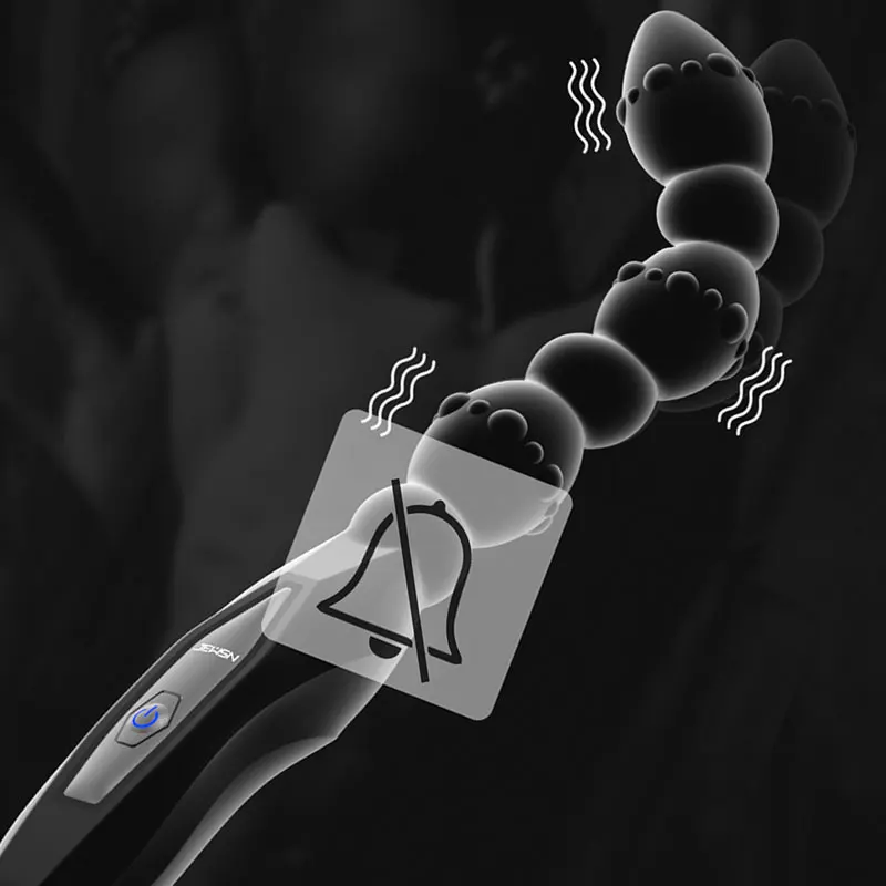 Mi 9 colores masajeador de próstata vibrador Anal Butt Plug erótico USB carga Flexible estimulador