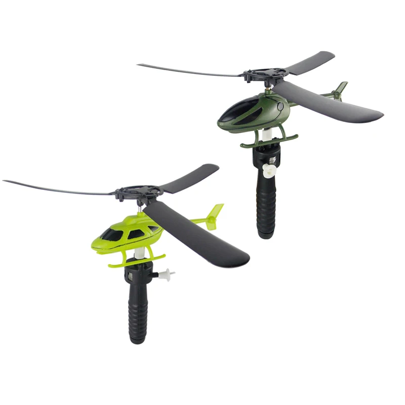 MiniPlaneHelicoptersToysDrawstringPullWiresHelicoptersFlyFreedomDrawstringOutdoor