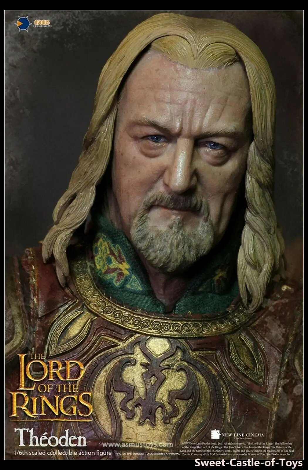 1/6 игрушки Асмус фигурка героя «Властелин Колец» Theoden LOTR022 игрушки