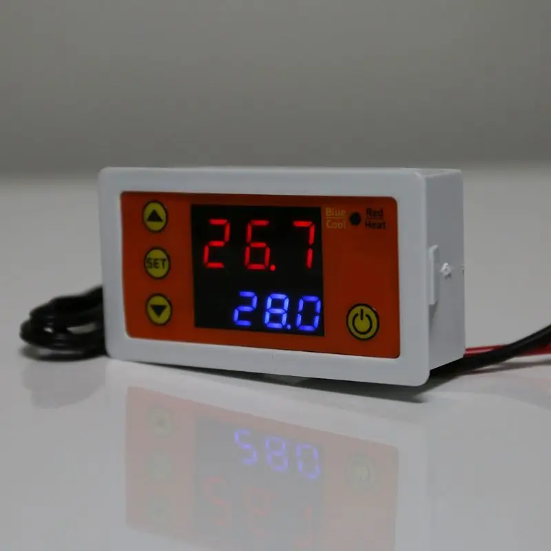 AC110V-220V DC12V термостат Отопление охлаждения регулятор температуры с зуммером PXPC