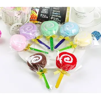 

New Cute MINI Lollipop Baby Washcloth Towel Party Wedding Favor Gift Randomly