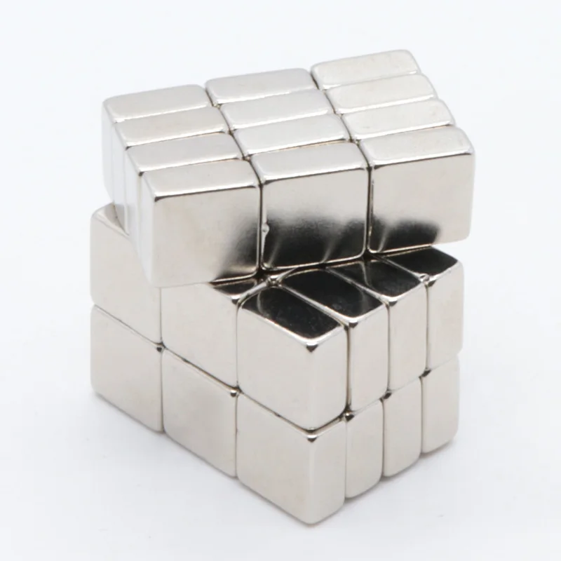 50 шт 10x10x5 мм, неодимовый магнит постоянный N35 маленький бак Cube супер сильный, мощный Магнитная магниты DIY головоломки NdFeB