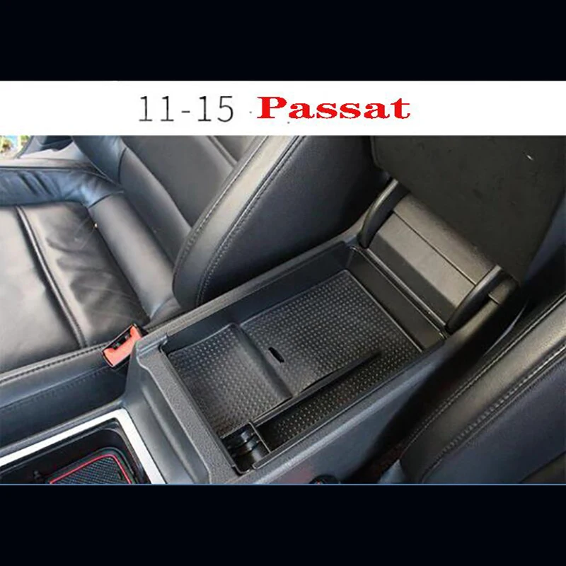 Применяется только для Volkswagen 11-19 Passat центральный подлокотник ящик для хранения Passat внутренний контроль коробка для хранения