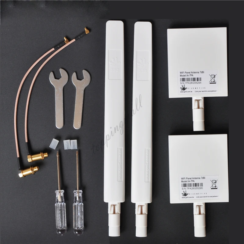 2.4G 7Dbi * 2 5.8G 10Dbi * 2 Wifi Range Extender Antenna Combo Booster Amplificatore Per Phantom 4 Pro & Pro