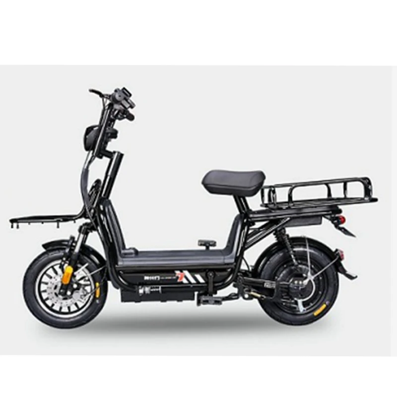 Еды велосипед Противоугонная батарея Ebike автомобиль скутер bycicle взрослый велосипед 2 колеса Электрический грузовой велосипед