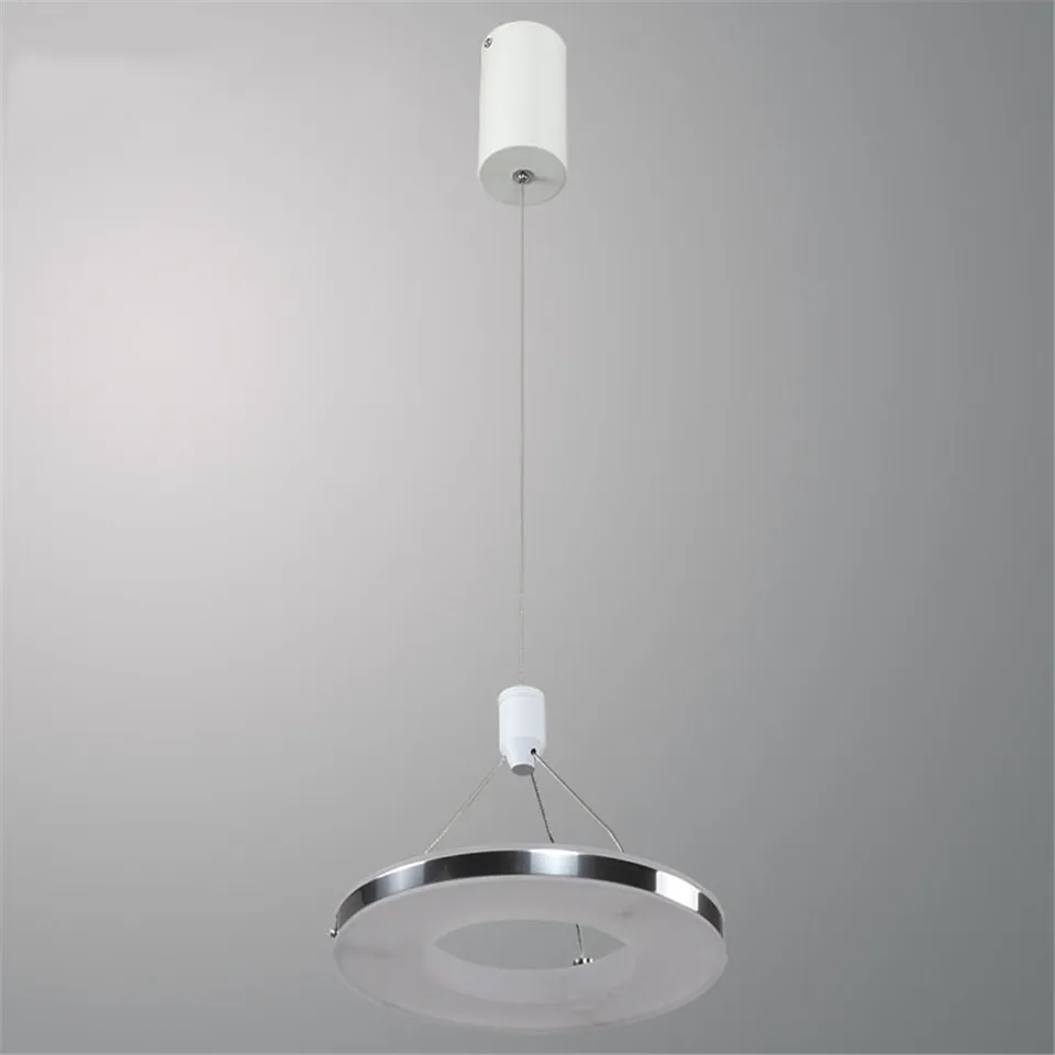 Постмодерн креативный Железный кулон яркое кольцо ужин Led чрезвычайно дома подвесные светильники столовая для комнаты, Подвесная лампа мини-Подвесная лампа