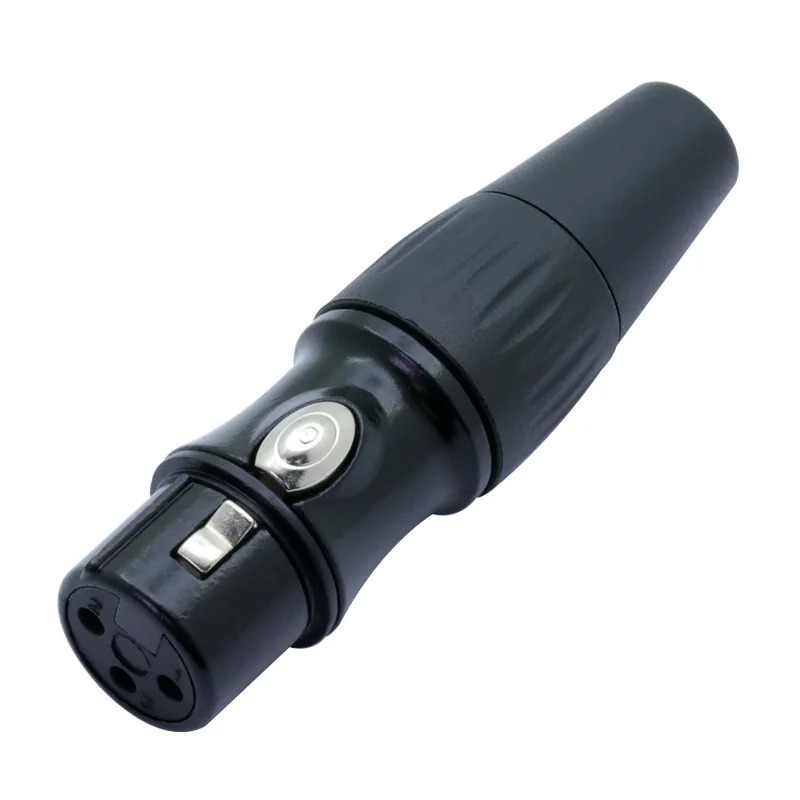 1 шт. Микрофон MIC XLR разъем 3 контакта черный цвет штекер или гнездо