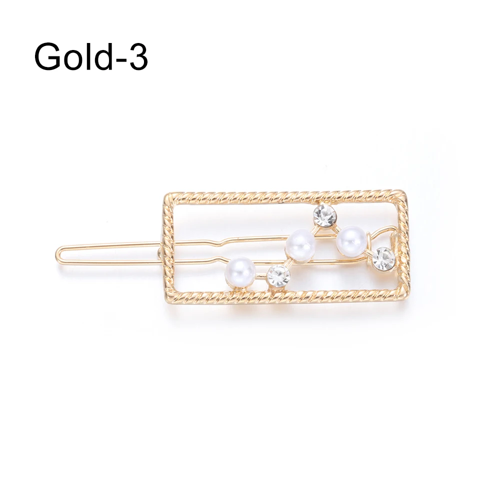 Style 9-G3 1 шт., модные женские Геометрические заколки для волос, заколки для волос, Звездный зажим для волос сердце, нежные заколки для волос, заколка для волос, ювелирные изделия для волос, аксессуары для волос - Цвет: Style 9-G3