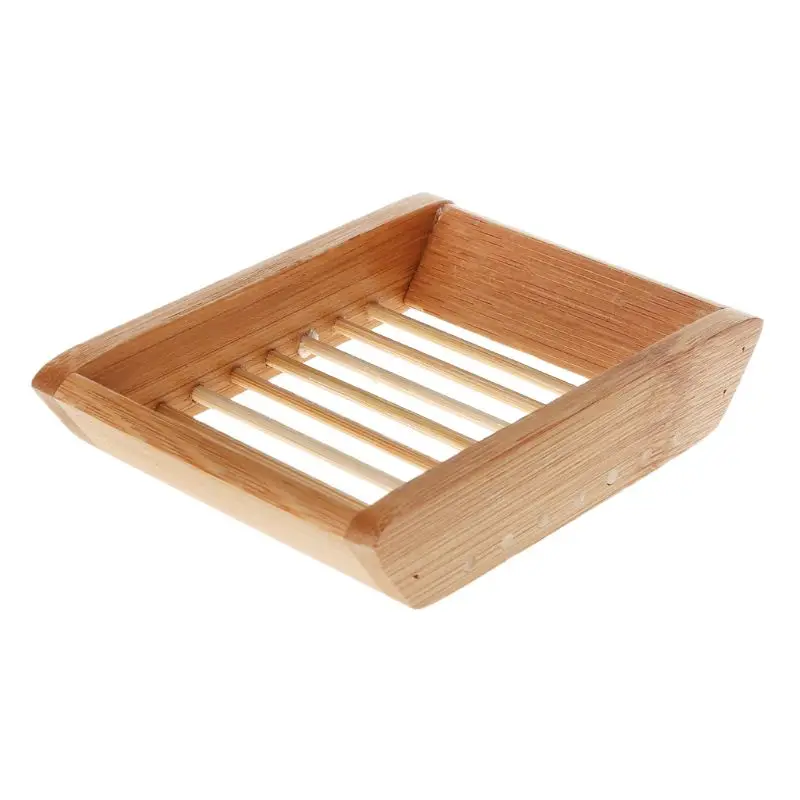 Портативная мыльница, креативный простой бамбуковый ручной дренаж для мыла, коробка для ванной, ванной комнаты, японский стиль, мыльница G8TB