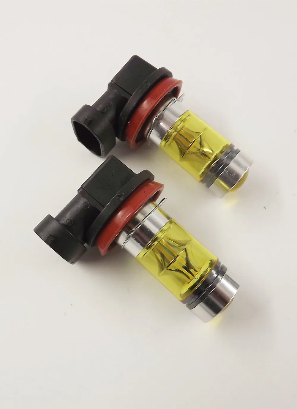 2x100 W H11 H8 H9 3000K желтый высокой мощности Светодиодный Противотуманные фары дальнего света DRL США