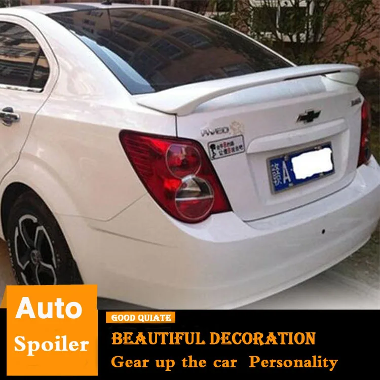 Спойлер для Chevrolet Aveo 2011-2013 тормозной светильник АБС-пластик цвет праймера заднего