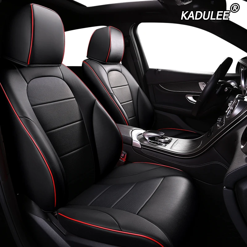 KADULEE кожаный чехол для сиденья автомобиля Mercedes Benz A B C Класс cla CLK CLS ML gla GLK GLE S E G Аксессуары для стайлинга автомобиля