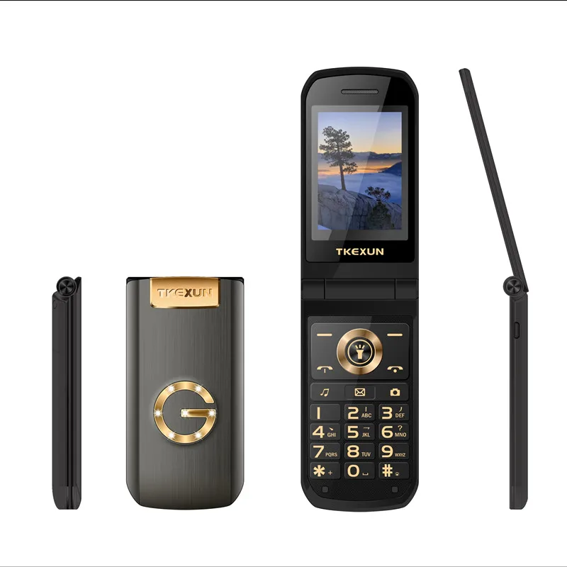 TKEXUN G9000, флип, 2,6 дюймов, сенсорный экран, мобильный телефон, 3800 мАч, большая клавиатура, две sim-карты, фонарик, волшебный голос, милый мобильный телефон