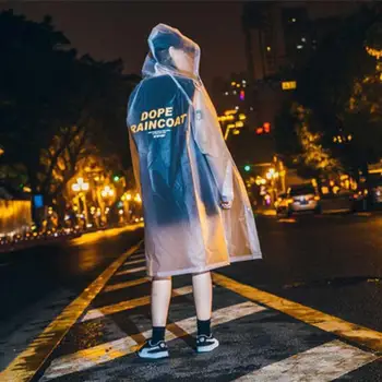 

Long Lightweight Overall Stylish Raincoat Unisex Adult Ladies Fashion Raincoats Rain Coats Long Women Plastic Rain Coats KK60YY