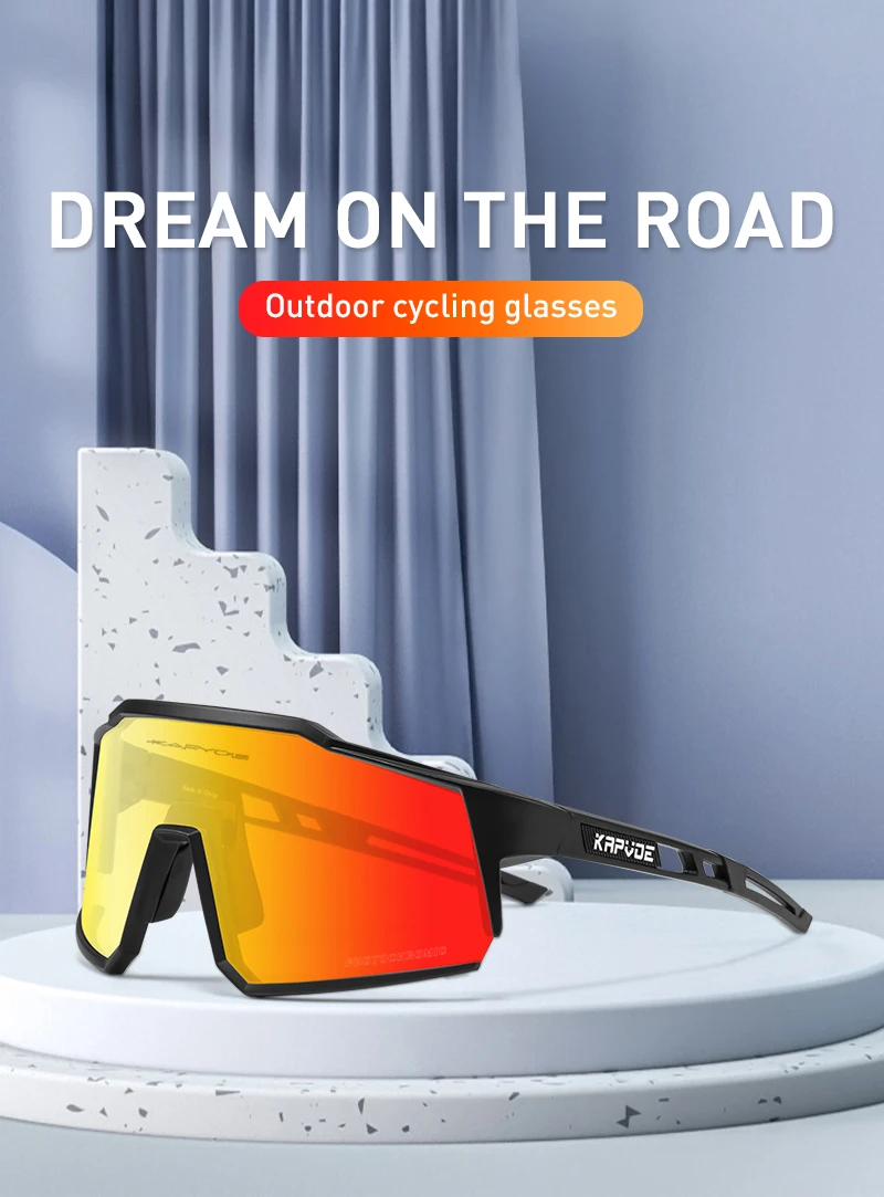 2021 Polarized MTB Men Outdoor Mountain Cycling Goggles Bicycle Eyewear Road Bike Protection Glasses Windproof Sport Sunglasses