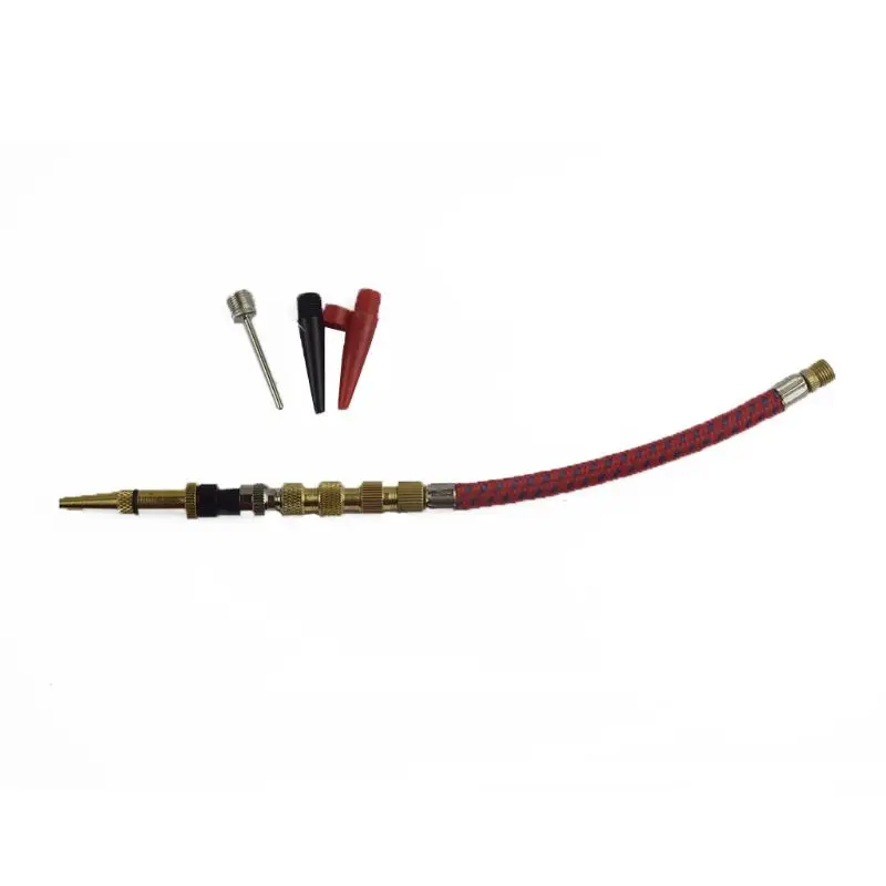 

11 Pcs Bike Tyre Air Pump Inflator Replacement Extension Hose for Valve Y4UB