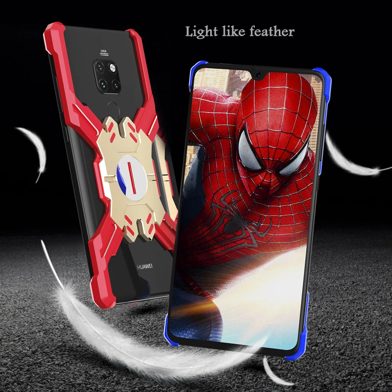 Герой Marvel элементы Алюминиевый металлический бампер чехол для huawei mate 20/Pro тонкий жесткий защитный бампер для телефона mate 20