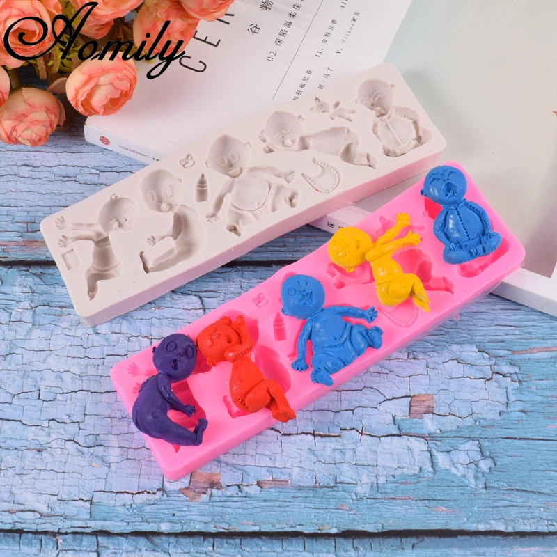 Aomily Childrens Silicone Cake Molds Chocolate Mold Moulds Cake Decorating Tools Fondant Cake Molds Bakery Tools Pastry Tools