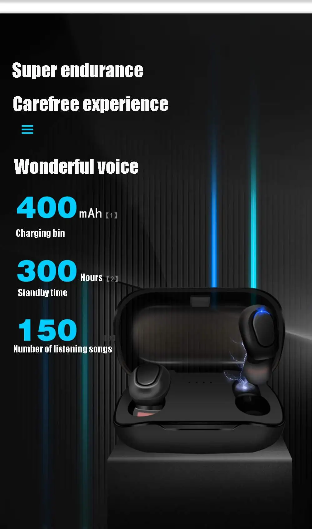 LEORY Y33 TWS, беспроводные bluetooth 5,0 наушники, водонепроницаемые спортивные наушники с кнопками, сенсорное управление, стерео, HD, Hi-Fi, музыкальная гарнитура