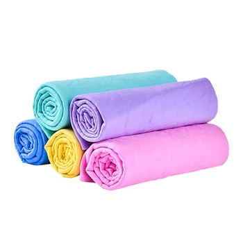 

Pet Absorbent Towel Large Bucket Imitation Deerskin Absorbent Towel Dog Bath Towel Thickening Pet Bath Towel Pet Supplies