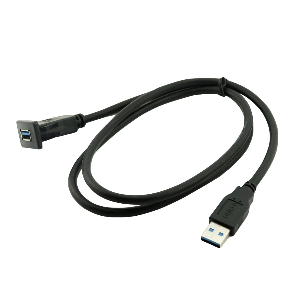 1х Автомобильная приборная панель с заподлицо USB 3,0 А розетка папа-мама удлинитель панель кабель 1 м/2 м