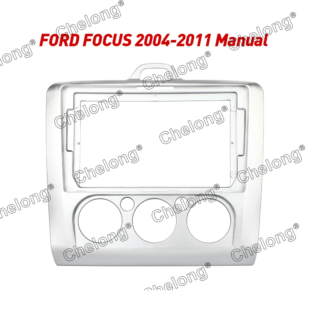 2Din рамка приборной панели автомобиля подходит для Ford Focus 2004-2011 Автомобильный DVD gps приборная панель комплект монтажная рамка отделка рамка Fascias - Цвет: Ford Focus 04-11