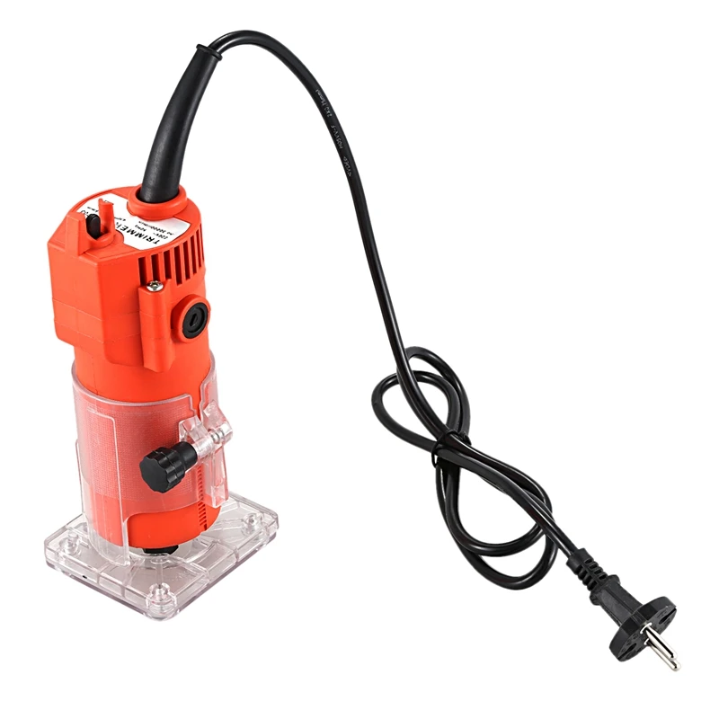 

Router Trimmer 600w 30000rpm Durable Small Copper Motor Carving Machine 6mm Electric Woodworking Trimmer Power Tool Wood