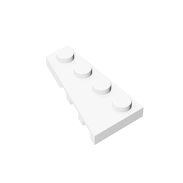 10Pcs MOC Parts 41770 Wedge Plate 4 x 2 Left Compatible Bricks DIY Assmble Building Blocks Particle Kid Puzzle Brain Toy Gift
