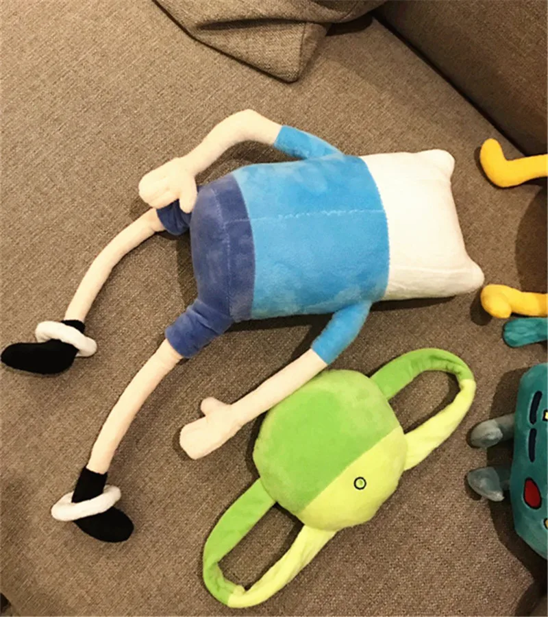 Finn Jake BMO-muñecos de peluche suaves, juguetes creativos de