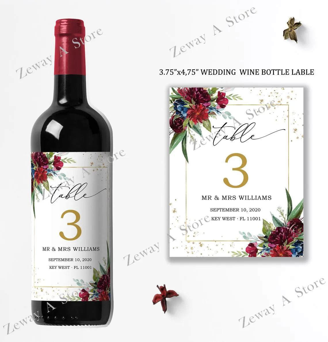 Etichette Adesive Per Bottiglie Vino XPEX - 8 Pezzi Arcobaleno, Impermeabili, Per Feste - Foto 10