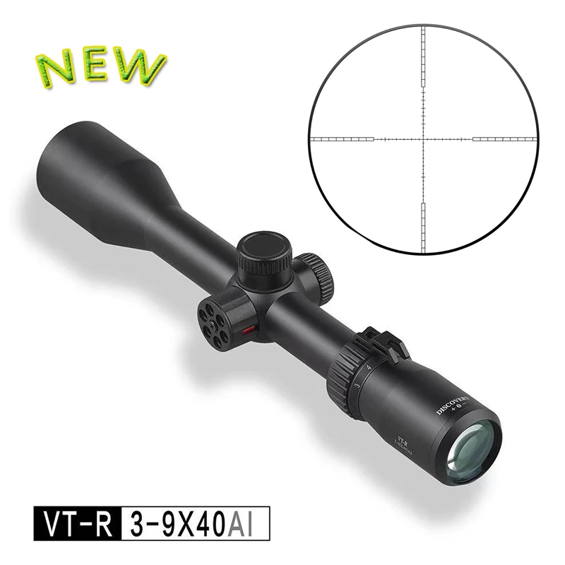 Охотничий прицел Discovery 25 4 мм 3-9X40IRAC .22LR недорогой тактический оптический с ярким