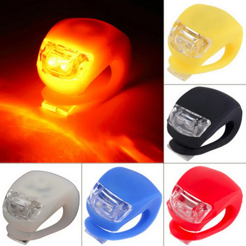 Best Silicone LED Cycling Lamp Waterproof Bike Front Light Bicycle Headlight Bycicle Handlebar Lamp Drop Shipping 2
