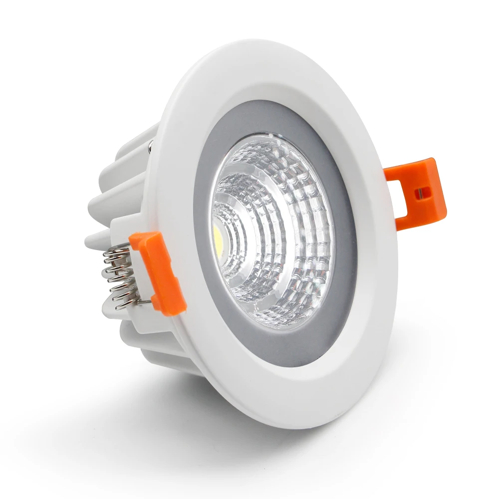 US $12.09 SquareRound LED COB Downlight IP65 Recessed Led Ceiling Lamp Waterproof Spot Led 5W 7W 9W Indoor Bathroom Balcony Light Fixture