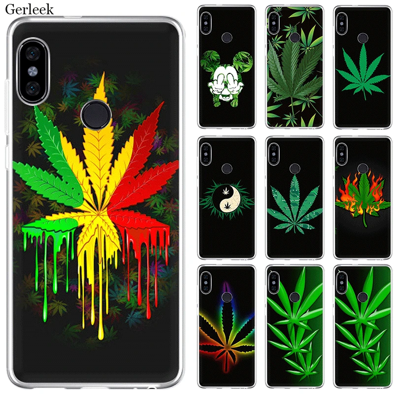 

Mobile Phone Case For Xiaomi Redmi Note 4 4X 3 5 6 7 Pro 5A Hard Cover Abstractionism Art High Weed Luxury