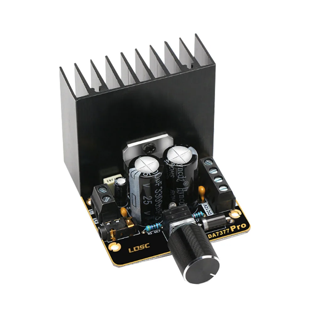 

DIY speaker power amplifier module TDA7377 power amplifier board 12V dual-channel stereo 30W*2 car-level power amplifier