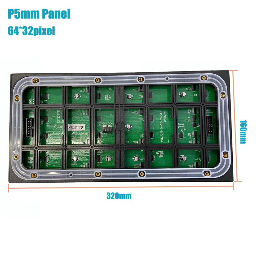 P5Mm 320X160Mm 1/8Scan Smd Full Color Rgb Led Display Module Alta Qualità 64X32Dots 5Mm Schermo Pannello Hub75 Display Video Wall