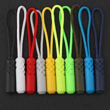 10pcs Zipper Pull Puller End Fit Rope Tag Replacement Clip Broken Buckle Fixer Zip Cord Tab Travel Bag Suitcase Tent Backpack