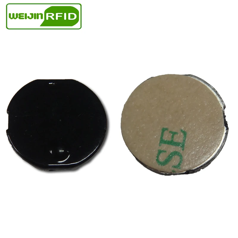 UHF RFID Анти-металлическая метка 915mzh 868 МГц Alien H3 50 шт. инструменты управления D16mm* 2 мм Маленькая смарт-карта Пассивная RFID Метка