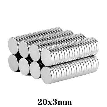 

5~60pcs 20x3 Sheet Neodymium Magnet 20mmx3mm Round Powerful NdFeB Magnets 20x3mm Rare Earth Magnet Disc magnet strong 20*3 mm