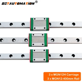 

CNC linear guide MGN12 400mm miniature linear rail MGN12H Linear carriage bearing for 3d printer