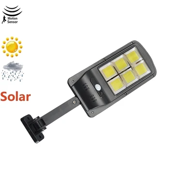 

120 COB LED Solar Powered PIR Motion Sensor Wall lamp Human Body Infrared Light Outdoor Waterproof Home Garden Security Lights 3