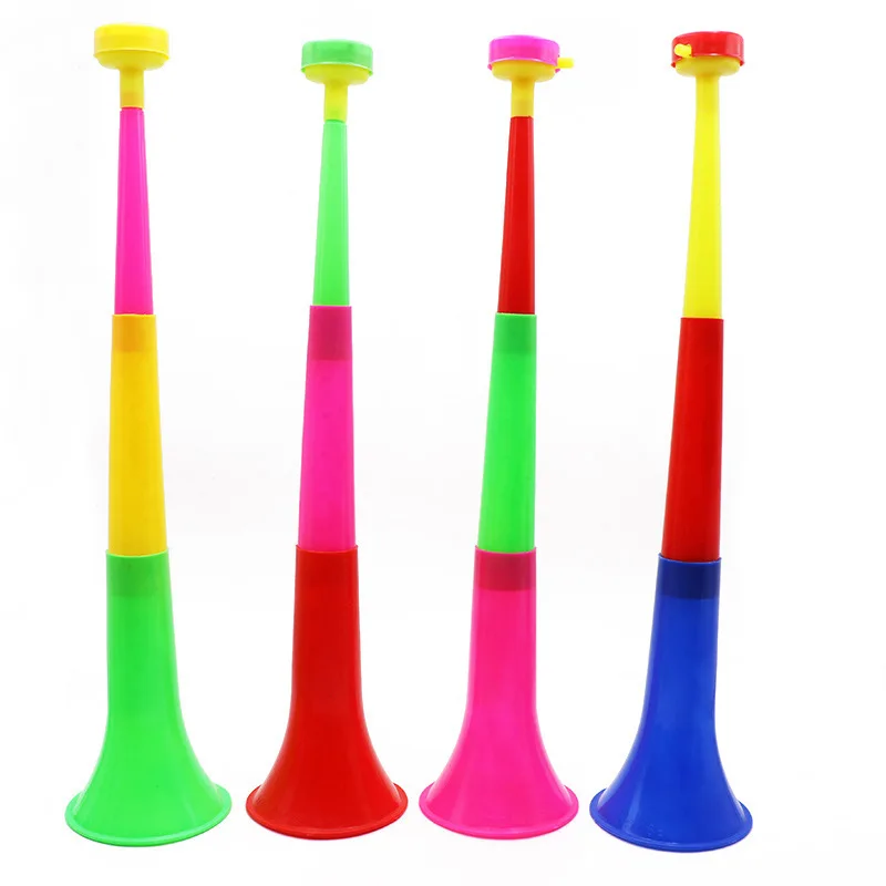 3 секционный Телескопический рожок для чирлидинга пластиковые шуммеры Vuvuzela