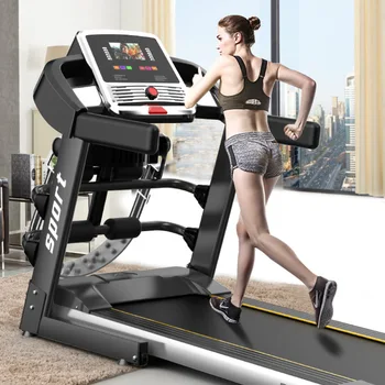 

Treadmill Folding Home Indoor Gym Walking Machine Multi-function Flat Treadmill, Say Goodbye To Boring Work