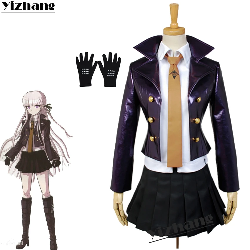 Yizhang аниме Danganronpa 1 Kirigiri Киоко Maizono Sayaka asahina aoi Косплей Костюм yasuhiro taeko Униформа полный комплект одежды