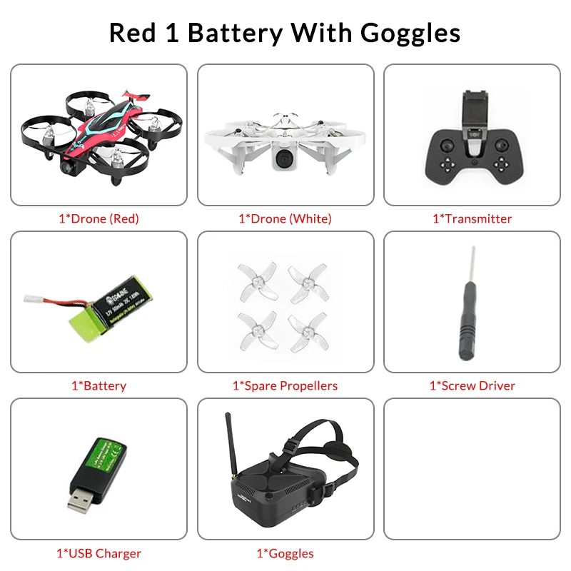 Eachine E013 Plus FPV гоночный Дрон режим анти-черепаха w/5,8G 48CH 1000TVL полосы и каналы 5,8G камеры VR006 очки - Цвет: 4