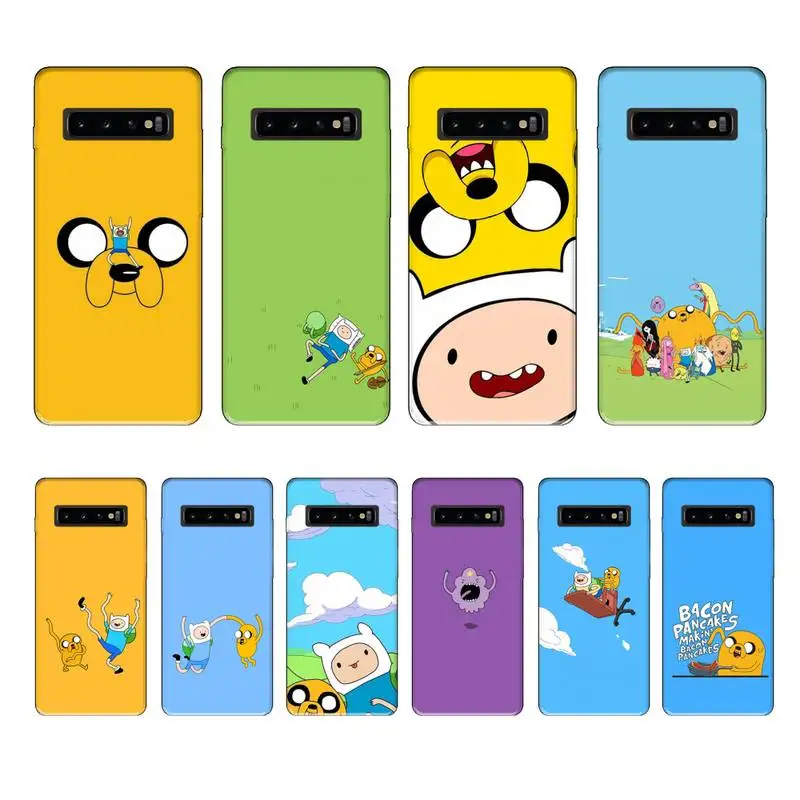Adventure Time Finn and Jake чехол coque fundas etui для samsung galaxy A10 A20 A30S A40 A50 A51 A70 A71 note 8 9 10 | Мобильные