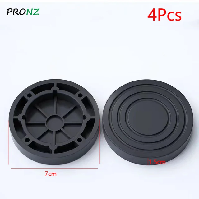 Washing Machine Anti Vibration Feet Pads Rubber Mat Anti-Vibration Pad Dryer Fixed Non-Slip Noise-reducing Pads Support Dampers 4Pcs