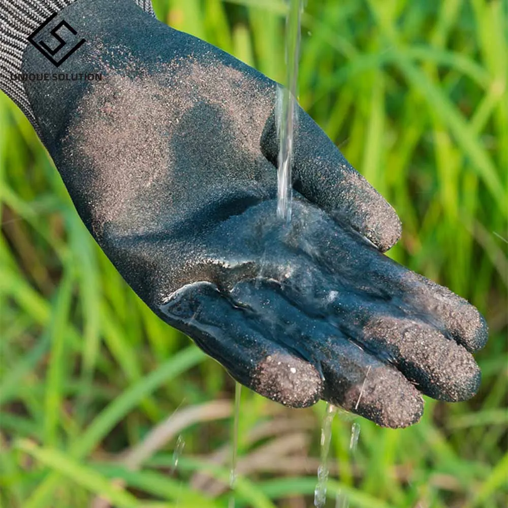 Garden Gloves Gardening Nitrile Rubber Gloves Quick Easy To Dig and Plant for Digging Planting Garden Tools Drop Ship 3